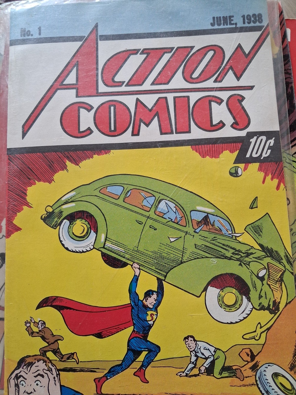 Action Comics #1 - Eerste verschijning Superman (Juni 1938), Eén comic, Ophalen, Zo goed als nieuw, Amerika