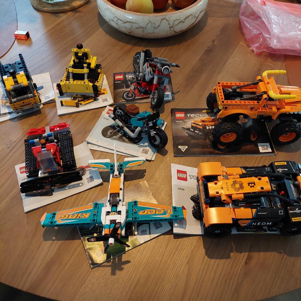 Heel veel technisch lego, Kinderen en Baby's, Speelgoed | Duplo en Lego, Compleet, Lego, Ophalen of Verzenden, Zo goed als nieuw