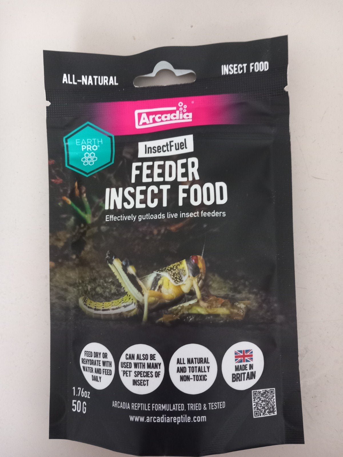 Arcadia feeder insect food, 50 gram, Dieren en Toebehoren, Slang, 0 tot 2 jaar