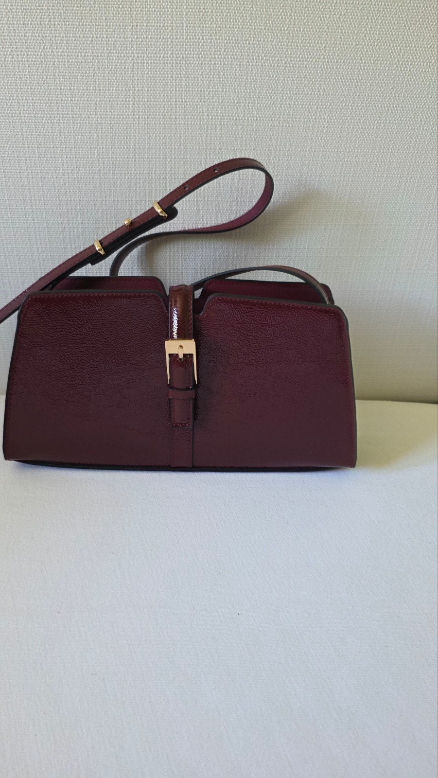 Nieuwe bordeaux schoudertasje, Ophalen of Verzenden, Nieuw, Rood, Schoudertasje