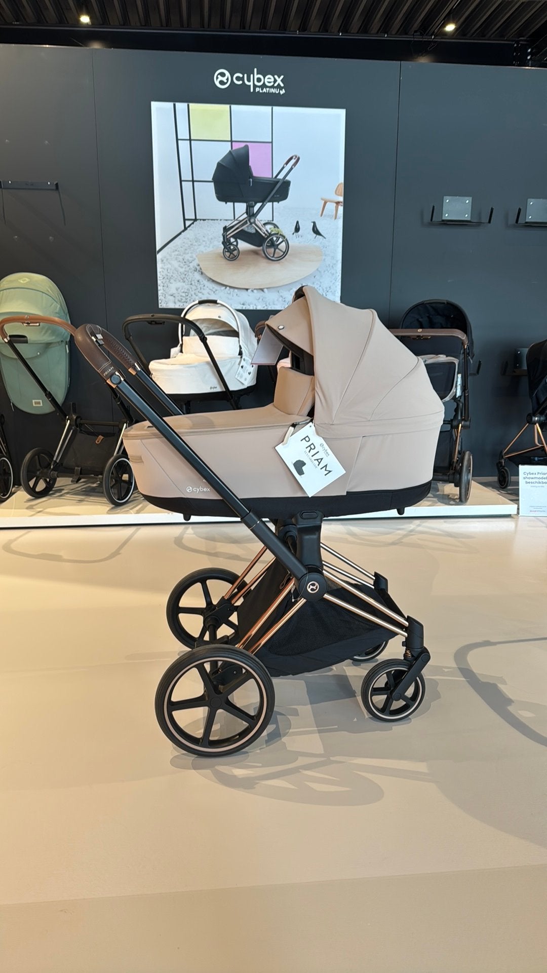 Cybex Priam Rose Gold Cozy Beige 3-in-1 NIEUW! Incl.garantie, Ophalen of Verzenden, Zo goed als nieuw, Overige merken