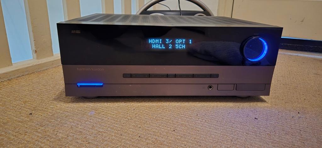 Harman Kardon AVR 141 AV-receiver zonder afstandsbediening, Overige merken, Ophalen of Verzenden, 60 tot 120 watt, Gebruikt