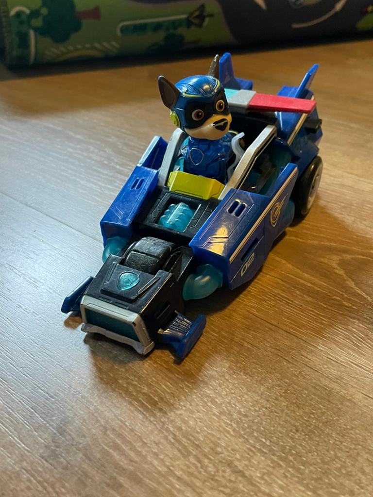 Paw patrol - the might movie politie auto van chase, Ophalen, Gebruikt