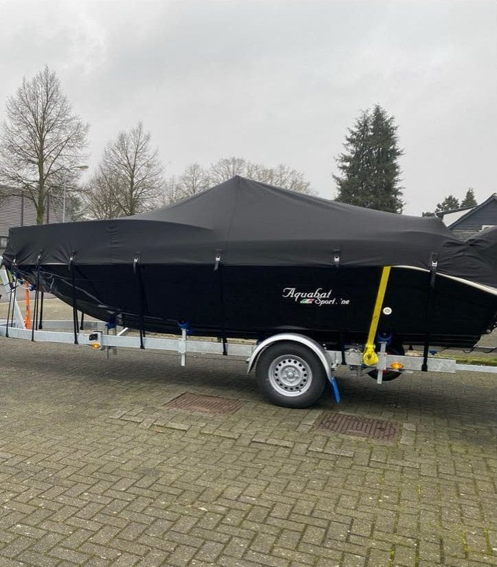 Console boot Aquabat Sport Line 19 Suzuki 100 PK met trailer, Watersport en Boten, Overige merken, Afdekzeil, Buitenboordmotor