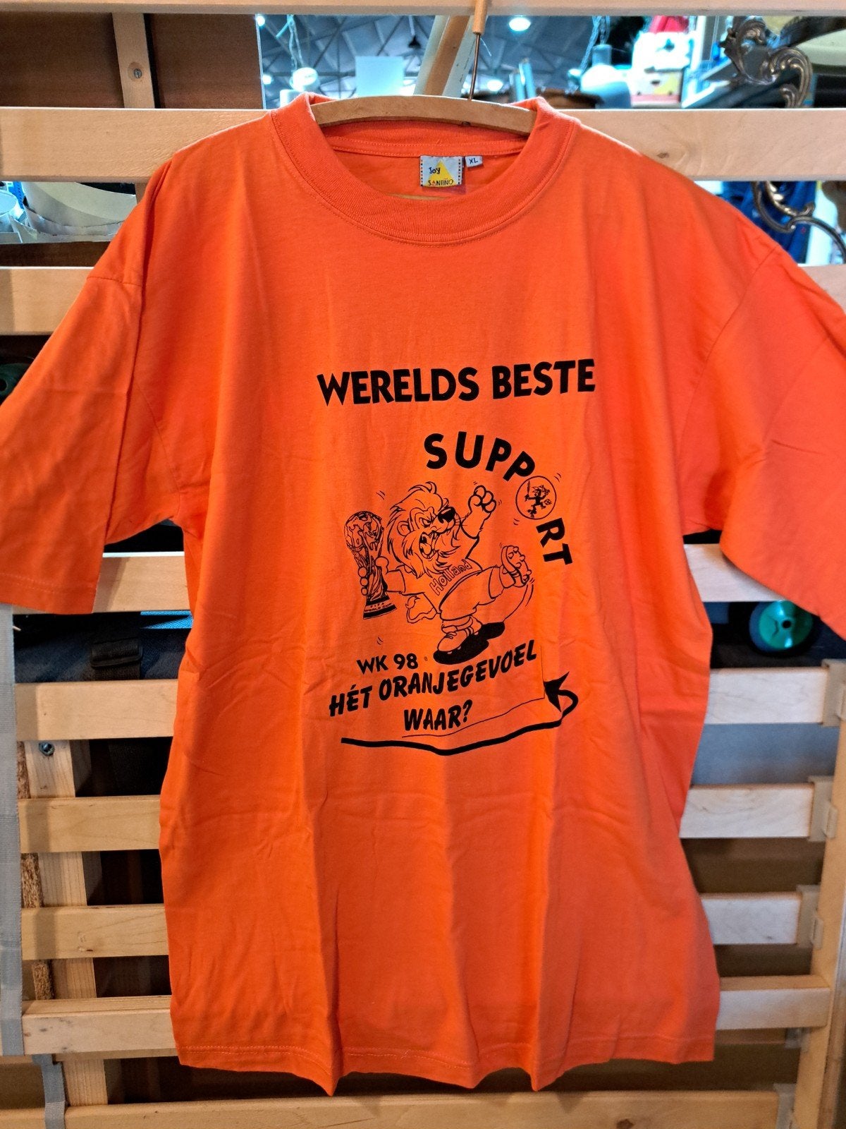 oranje wk shirt vintage, Ophalen of Verzenden, Oranje