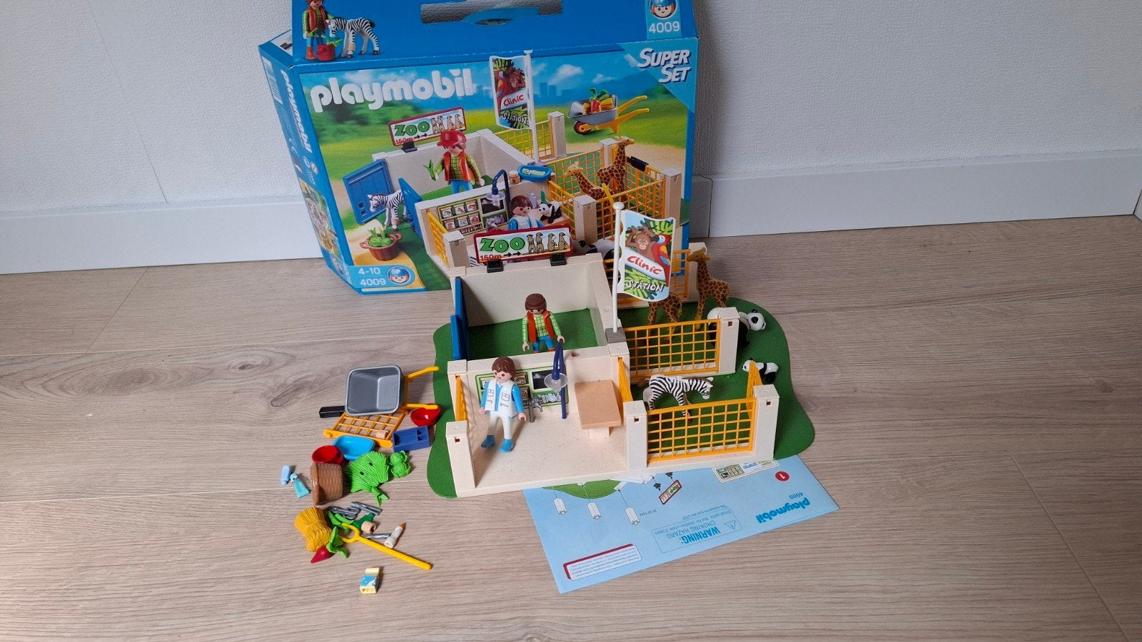 Playmobil Super Set Zoo 4009 - Compleet met doos, Kinderen en Baby's, Speelgoed | Playmobil, Complete set, Overige typen, Ophalen of Verzenden