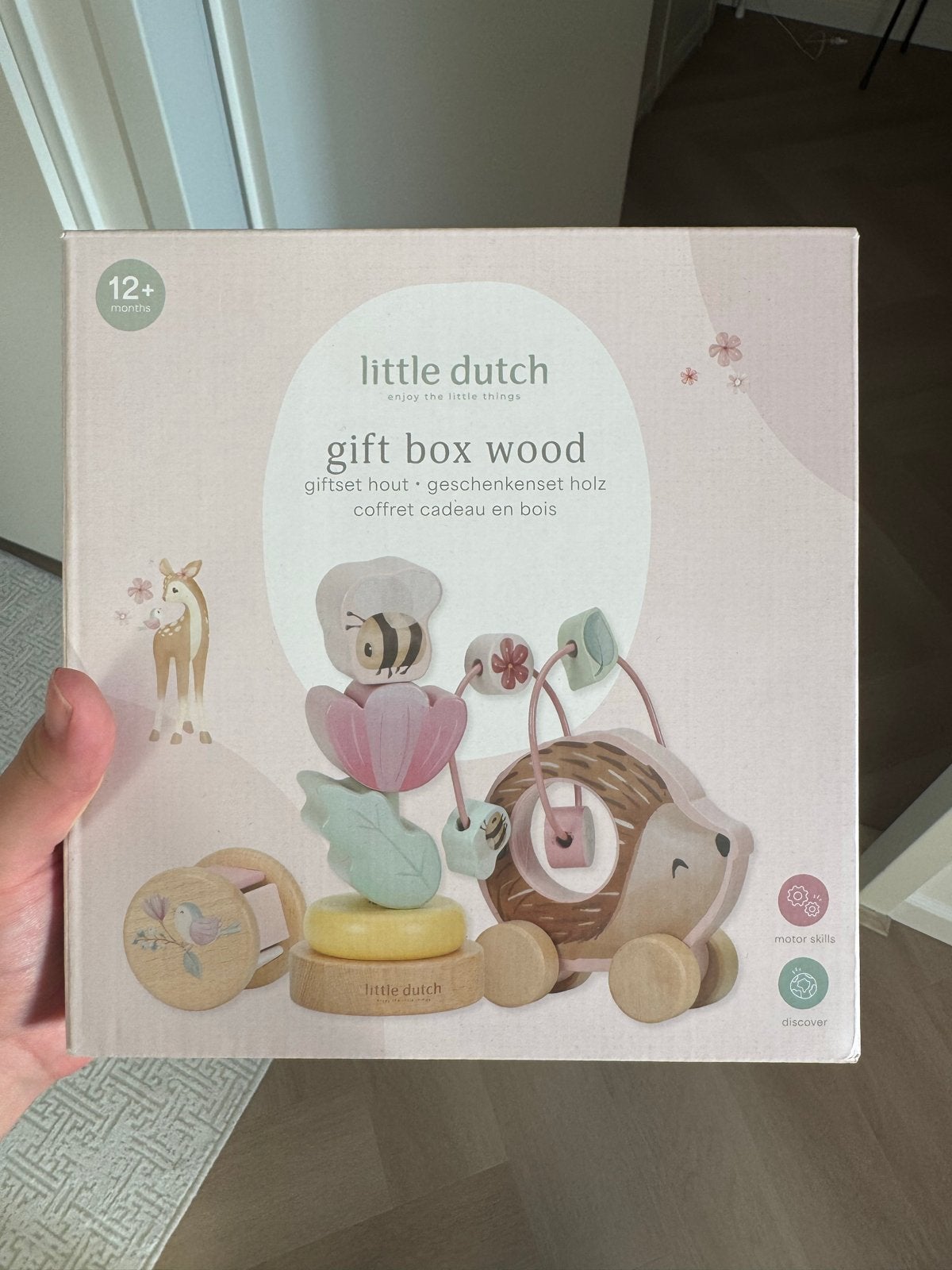 Little Dutch Houten Cadeauset - Egel en Bij, Ophalen of Verzenden, Nieuw, Overige typen