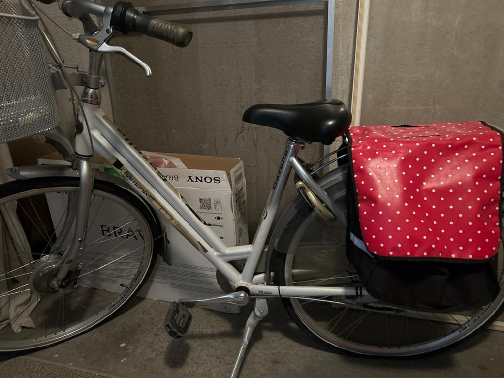 Gazelle Acrobats Damesfiets - Wit met fietstassen, Velgrem, Versnellingen, Ophalen of Verzenden, Zo goed als nieuw