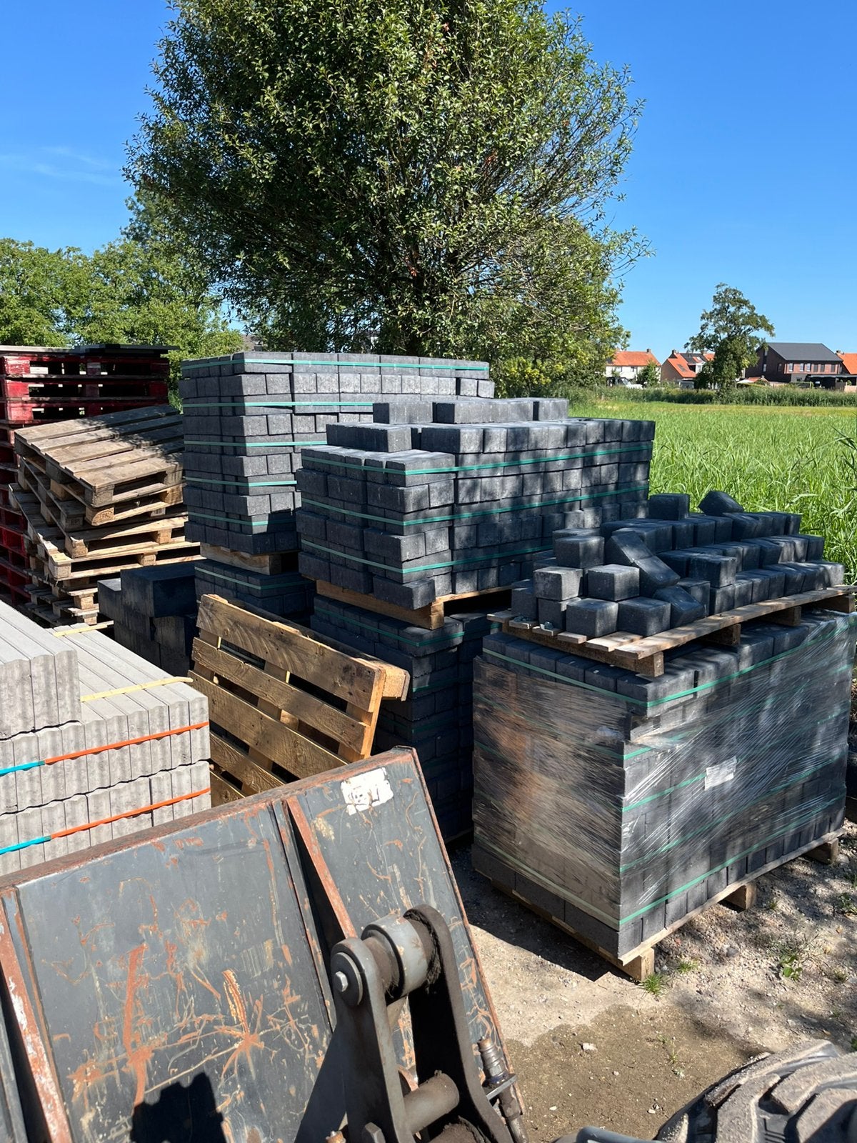 Bkk 8 cm zwart, Tuin en Terras, Verzenden, Nieuw, Beton, Klinkers