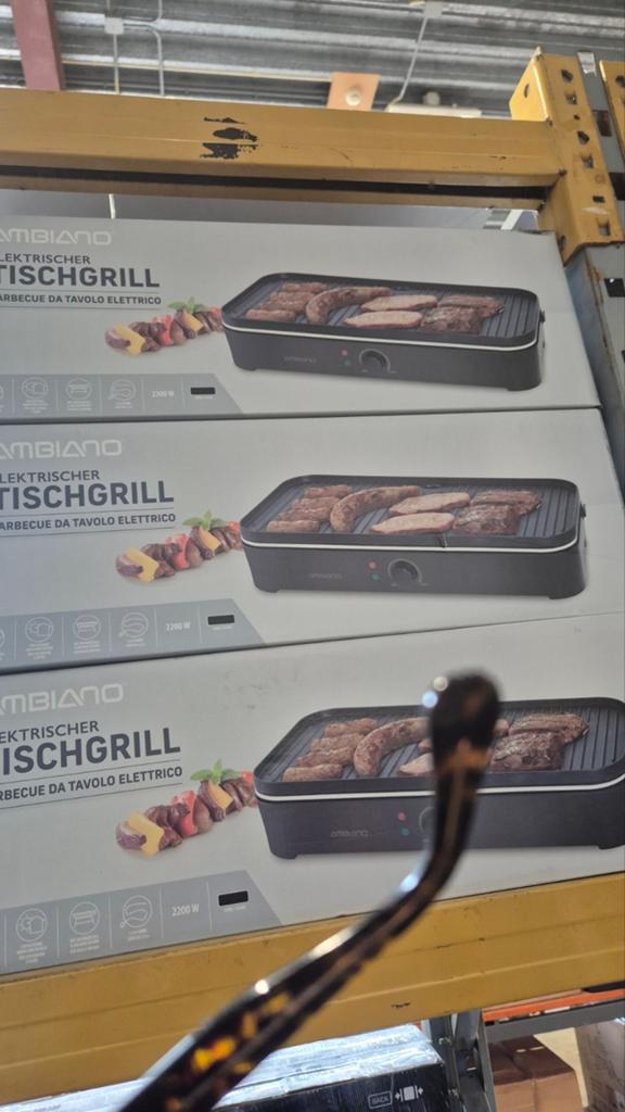 Ambiano elektrische tafelgril Nieuw in doos!, Ophalen of Verzenden