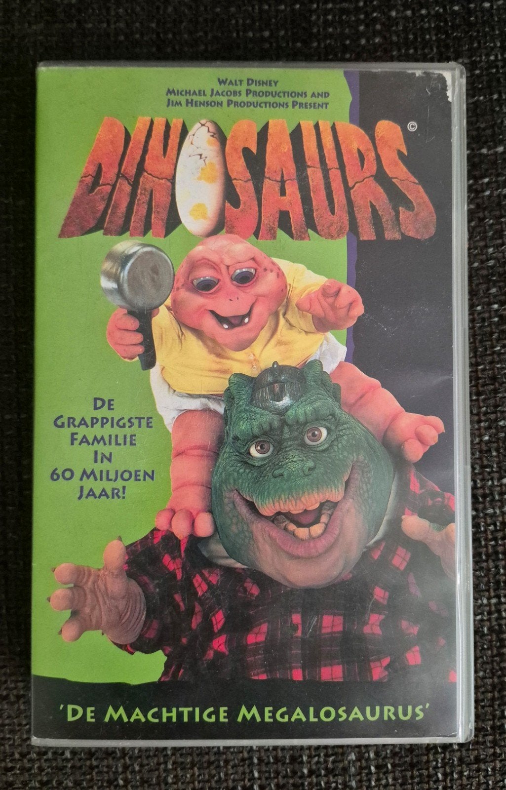 DINOSAURS JIM HENSON jaren 90 Ned. ondertiteld Sinclair, Cd's en Dvd's, VHS | Film, Nederlands ondertiteld, Alle leeftijden, Ophalen of Verzenden