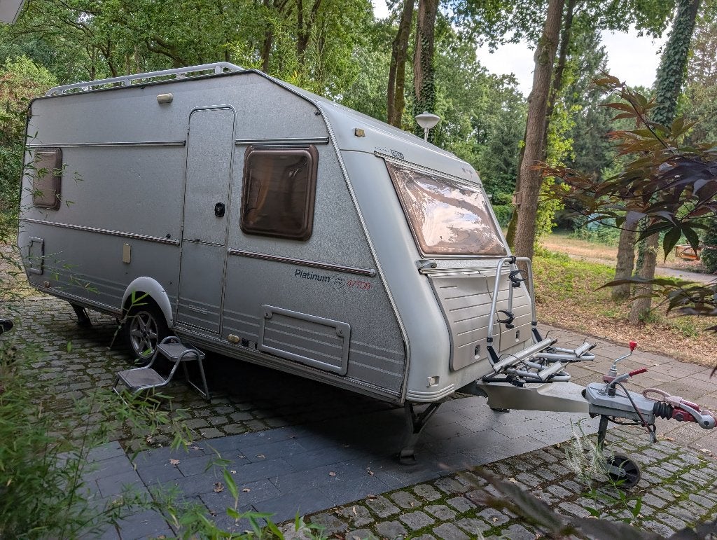 Kip Greyline Platinum met mover bl 2002, Schokbreker, Omvormbare zithoek, Rondzit, Kip