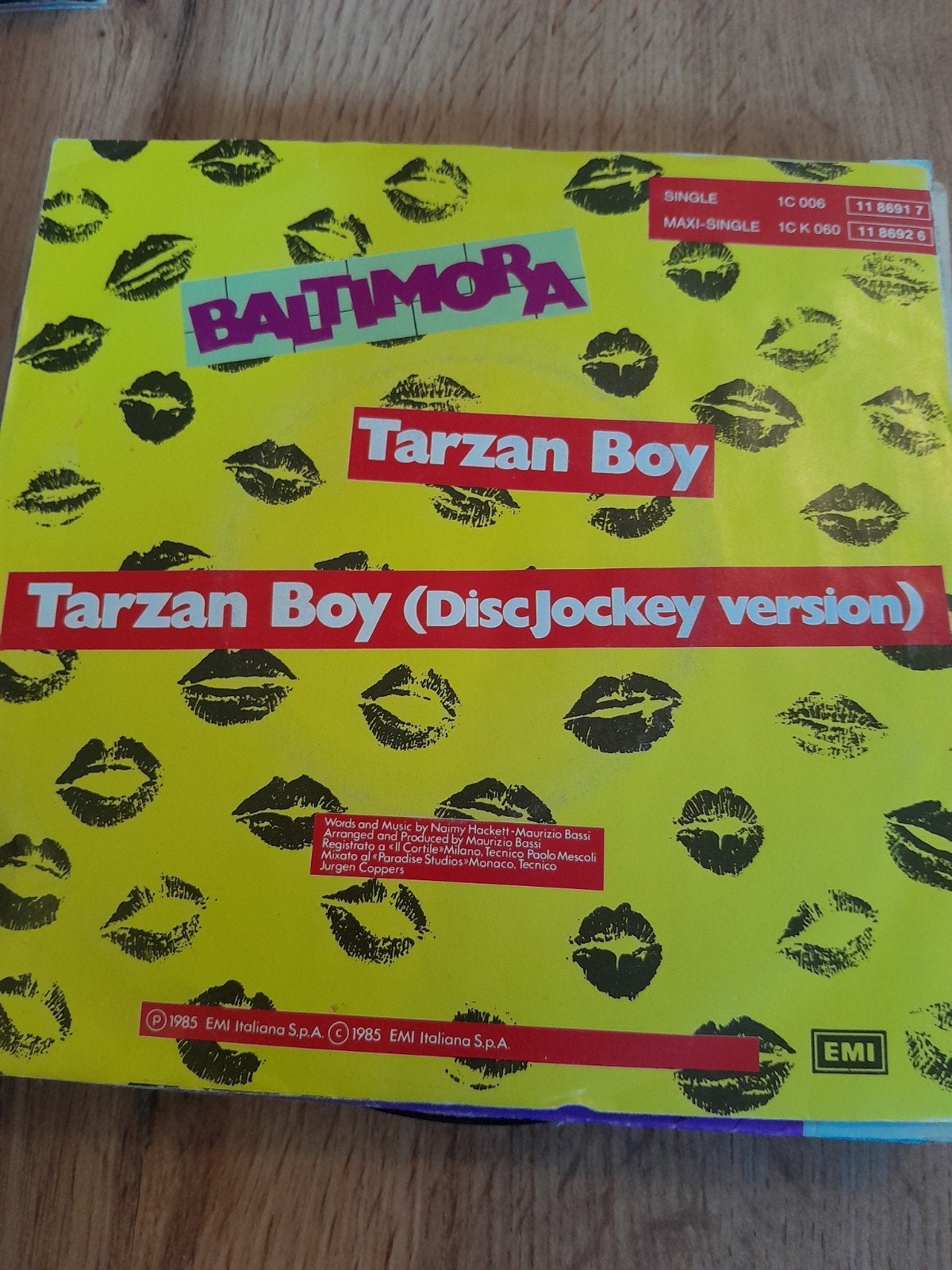 Baltimora 7inch tarzan boy, Ophalen of Verzenden, Zo goed als nieuw, Pop