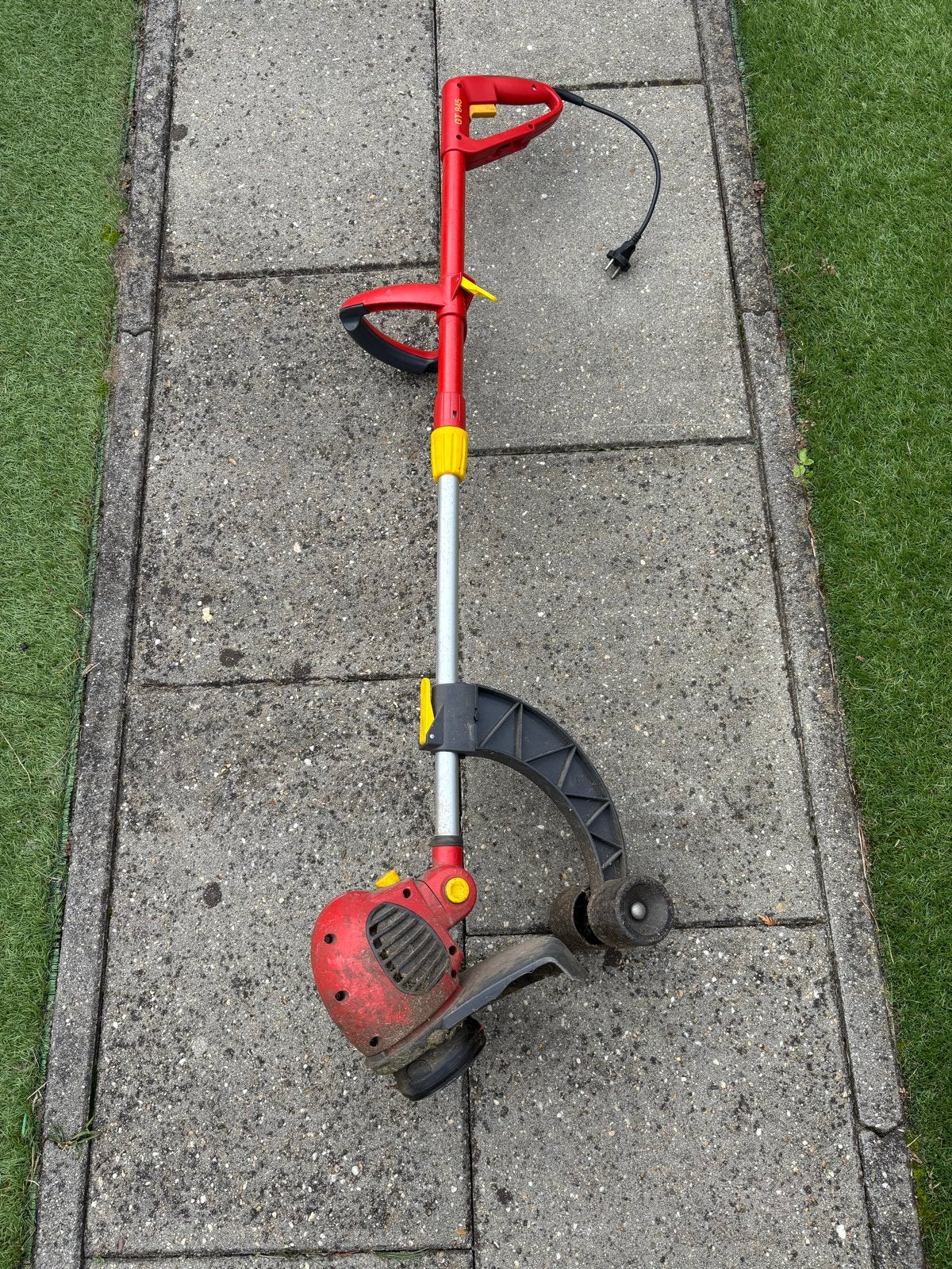 Elektrische grastrimmer - WOLF-Garten, Ophalen, Cirkelmaaier, Gebruikt, Elektrische grasmaaier