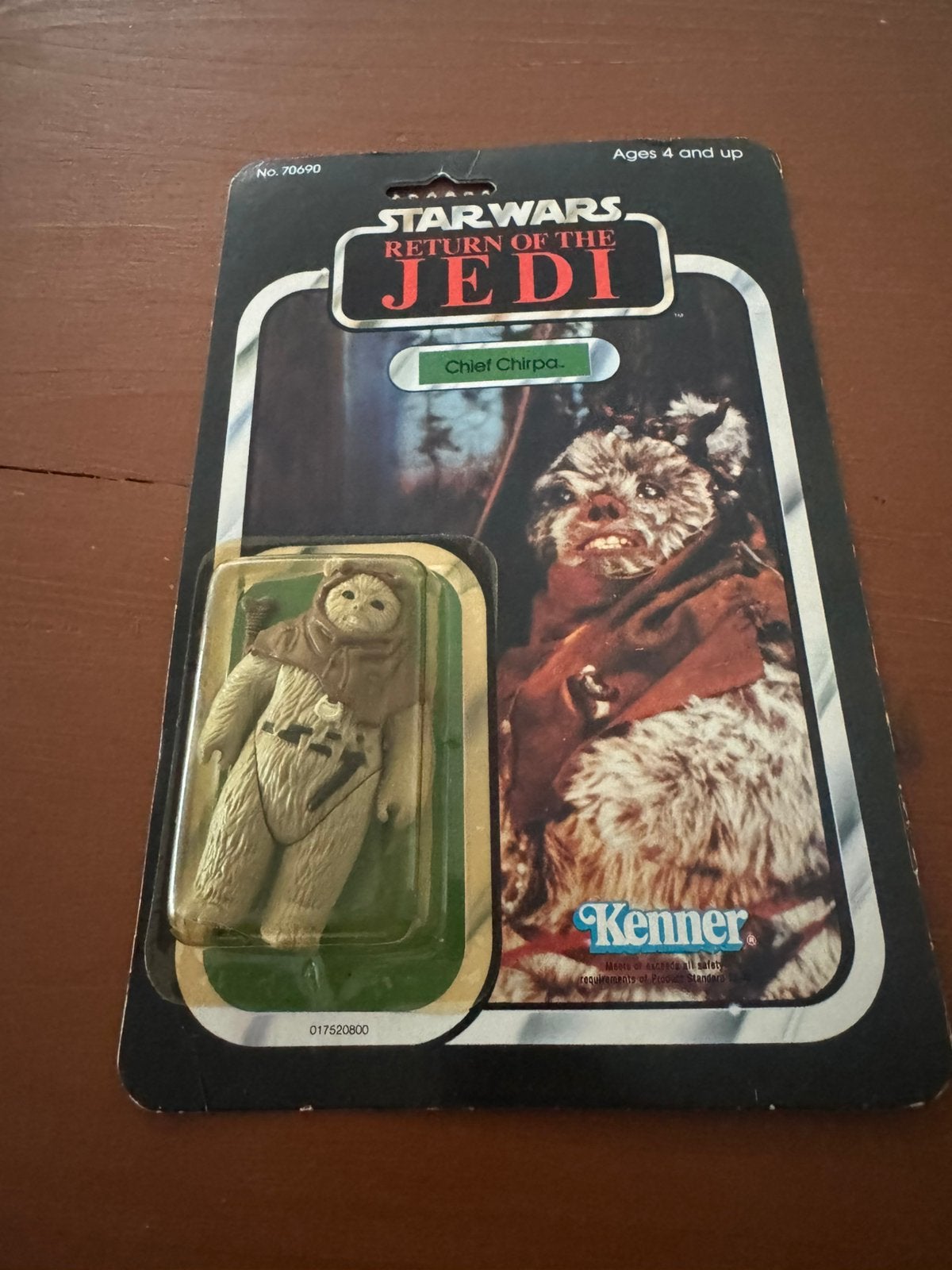 Star Wars vintage ROTJ Chief Chirpa japan, Ophalen, Zo goed als nieuw, Actiefiguurtje