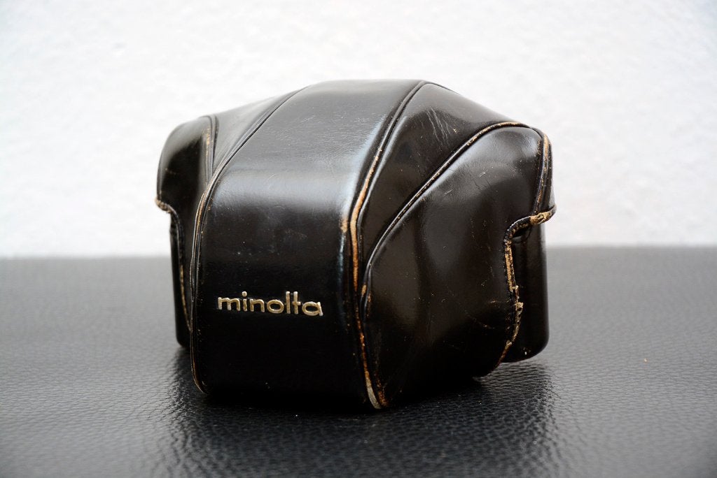 Tasje voor analoge Minolta camera, Gebruikt, Zwart, Heuptas, Ophalen