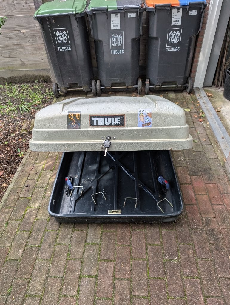 Dakkoffer thule, Ophalen, Gebruikt