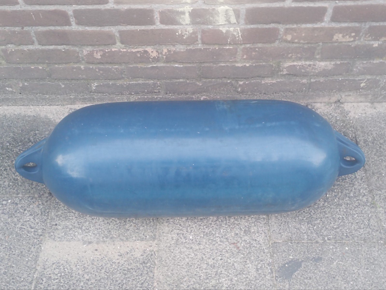 Fender / Stootwil 85x25 blauw 2 stuks, Ophalen, Gebruikt, Overige typen