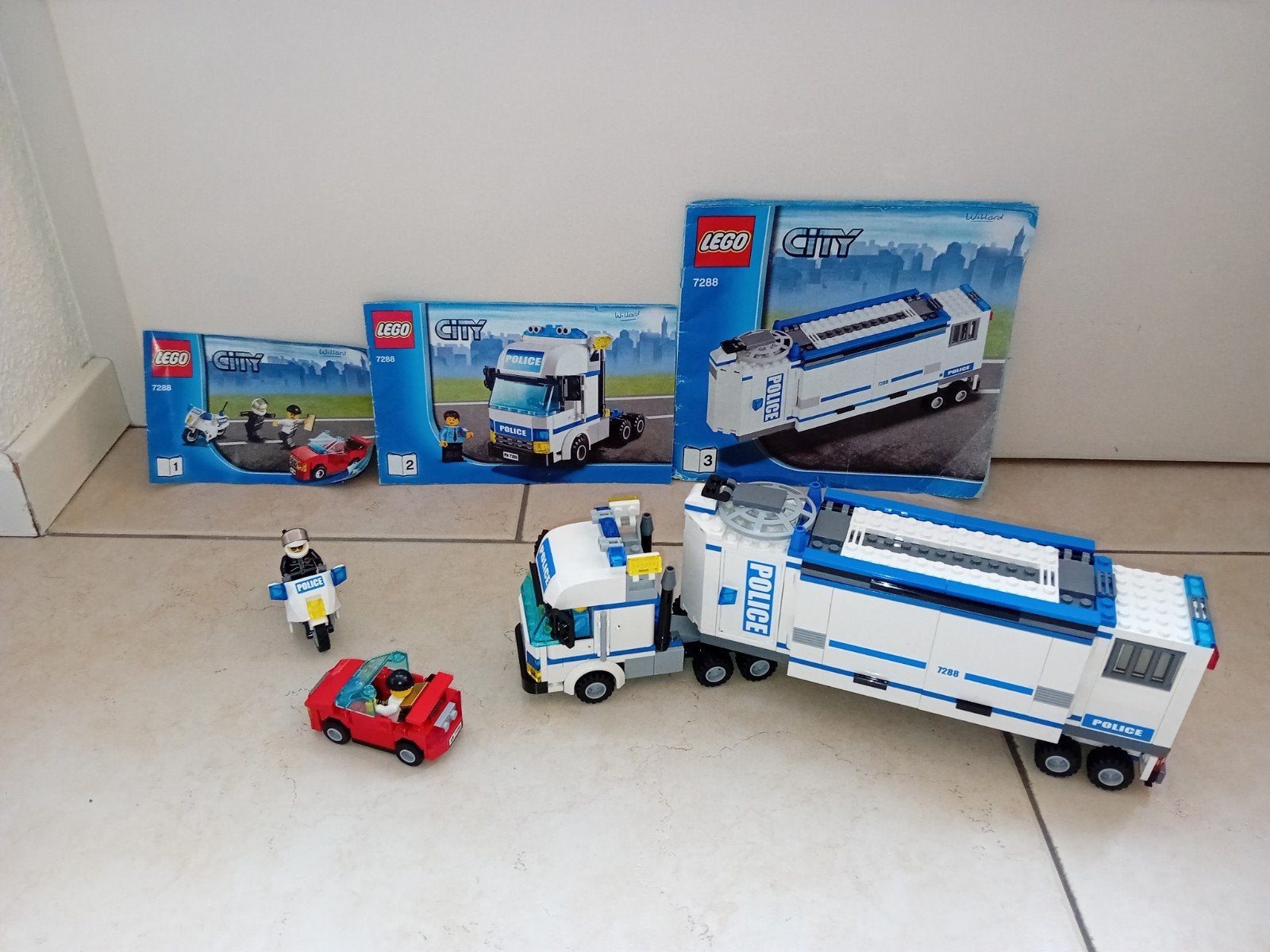Lego 7288 mobiele politiepost, Ophalen of Verzenden, Zo goed als nieuw