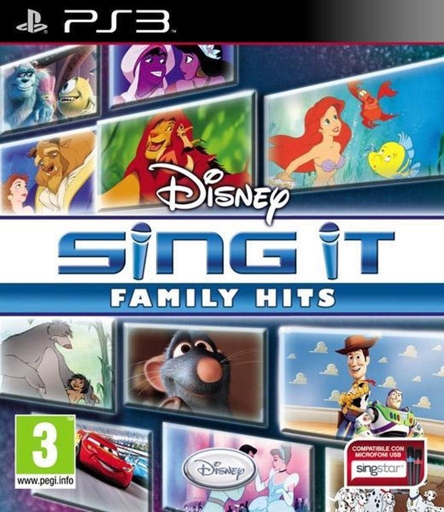 Disney Sing It Family Hits PS3 €24,99 | GameshopX nl, Muziek, Ophalen of Verzenden, Zo goed als nieuw, 3 spelers of meer