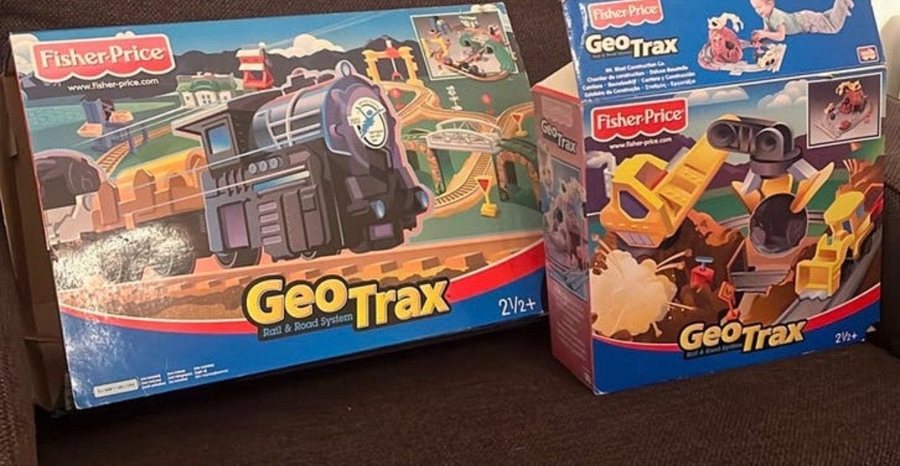 Fisher-Price GeoTrax Elektrische Treinset met Accessoires, Kinderen en Baby's, Speelgoed | Fisher-Price, Ophalen, Gebruikt, Speelset
