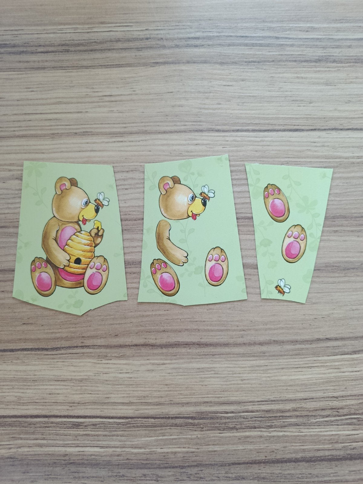 3D knipveltjes beer met Honig,, Ophalen of Verzenden, Nieuw, Overige thema's, Overige typen