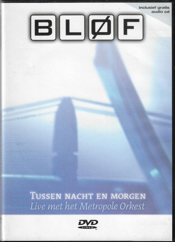 DVD + CD BLØF - Tussen Nacht en Morgen, Gebruikt, Alle leeftijden, Ophalen of Verzenden, Concert