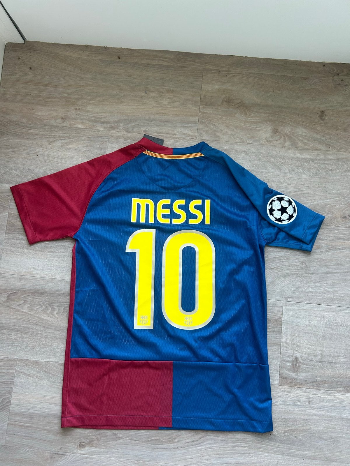 Messi Barcelona Retro Thuisshirt Maat S, Nieuw, Voetbal, Maat 46 (S) of kleiner, Meerkleurig
