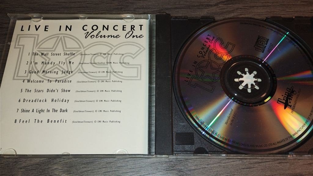 10CC - Live In Concert Volume One, Cd's en Dvd's, Cd's | Pop, Ophalen of Verzenden, Gebruikt