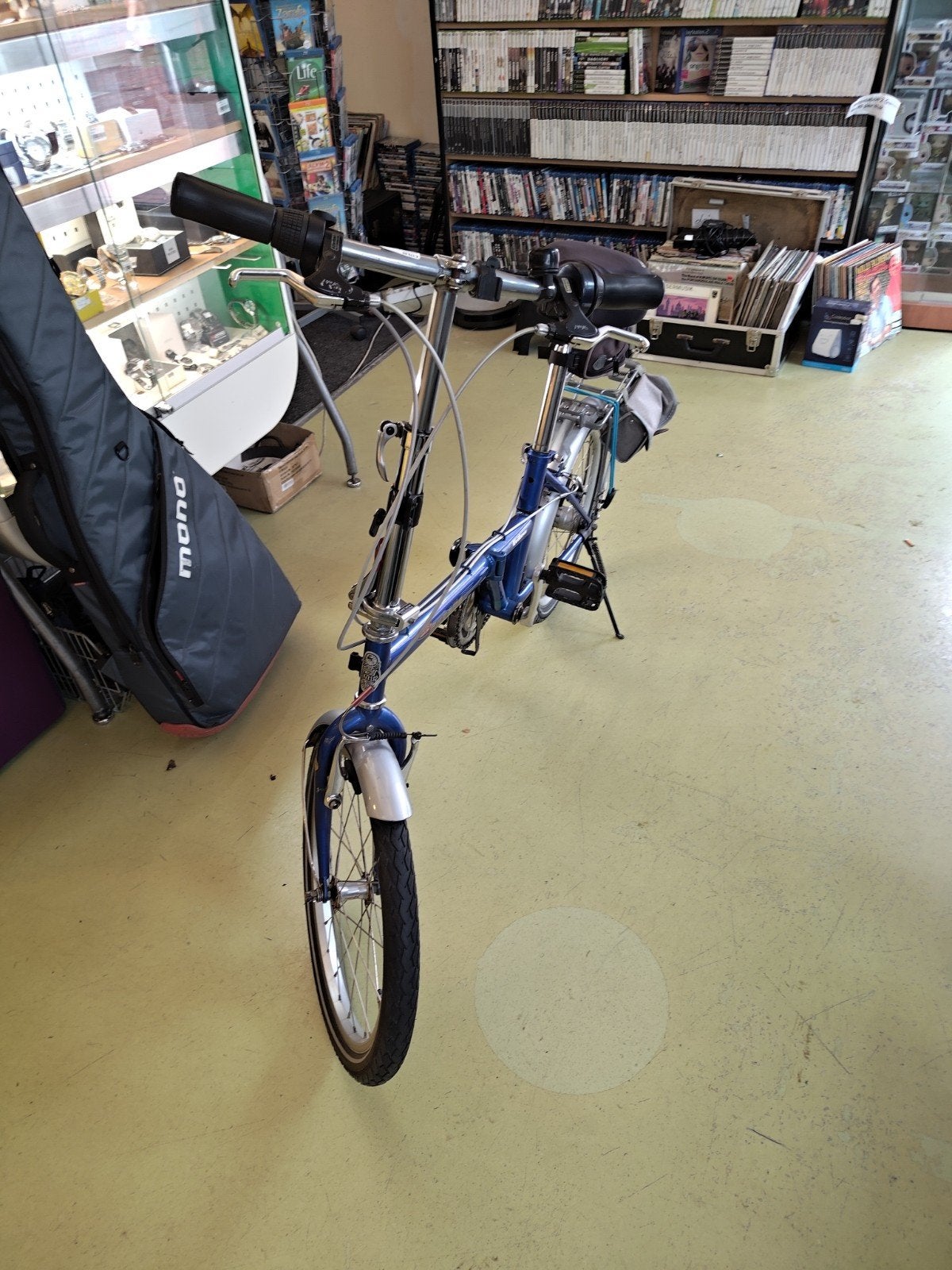 Gazelle Kwikvouwer vouwfiets - Compact en handig, Fietsen en Brommers, Ophalen, 20 inch of meer, Gebruikt, Velgrem