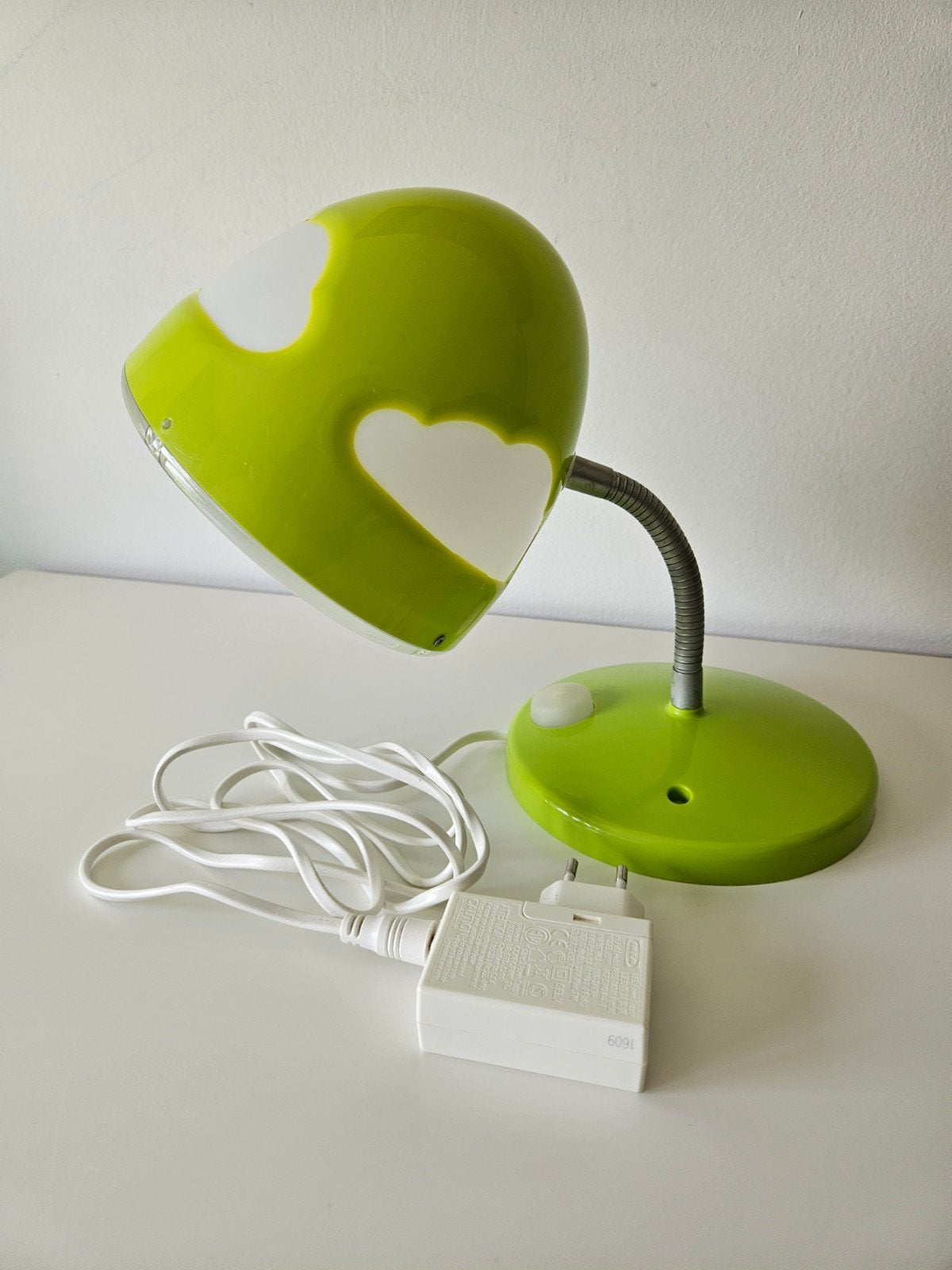 IKEA SKOJIG lamp groen – vintage kinderlamp met wolkjes, Huis en Inrichting, Groen, Ophalen of Verzenden, IKEA, Vintage