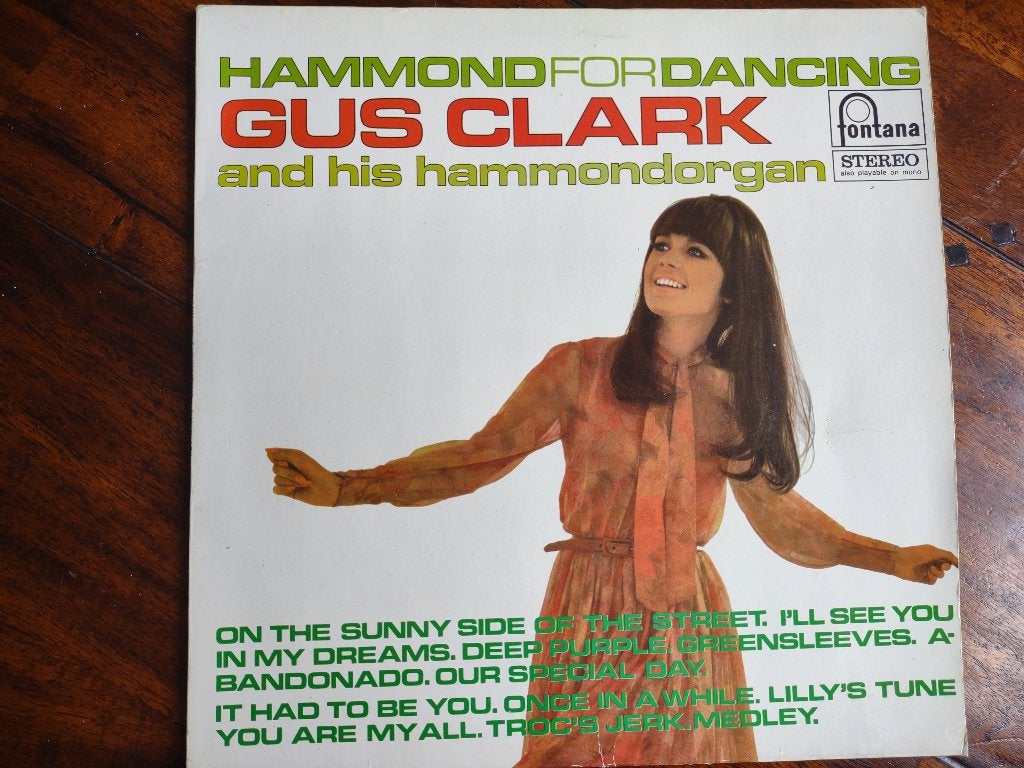 LP - Gus Clark and his Hammond organ - Hammond for dancing, Ophalen of Verzenden, Zo goed als nieuw, Jazz, LP