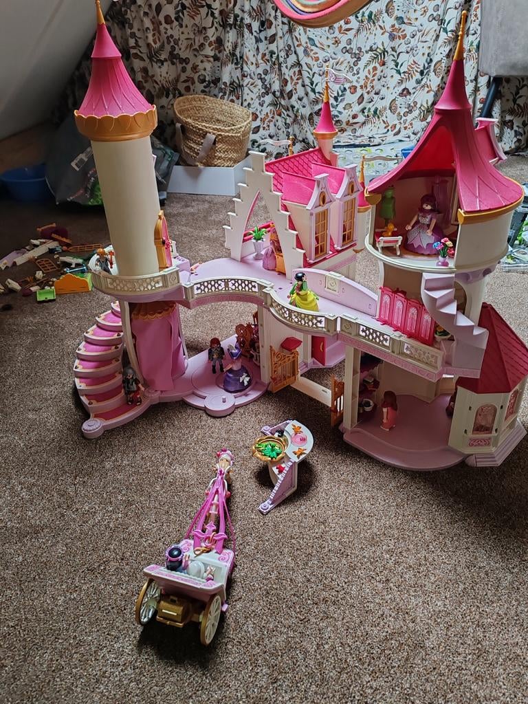 Playmobil prinsessen kasteel, Ophalen, Zo goed als nieuw, Poppenhuis