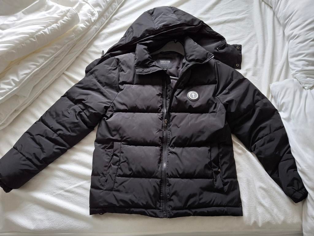 Trapstar Puffer Jas Zwart - Zo goed als nieuw, Maat 48/50 (M), Zwart, Ophalen of Verzenden, Zo goed als nieuw