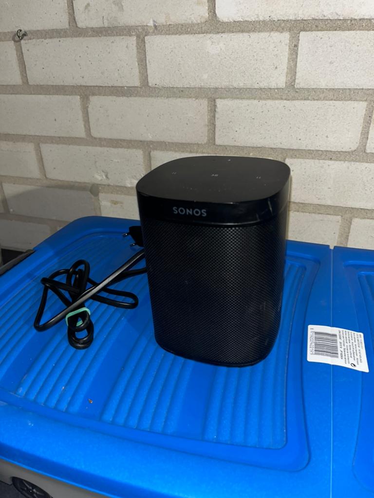 Sonos One Zwart - Lichte krassen/deukjes, Audio, Tv en Foto, Luidsprekers, Gebruikt, Ophalen of Verzenden, Sonos, Minder dan 60 watt