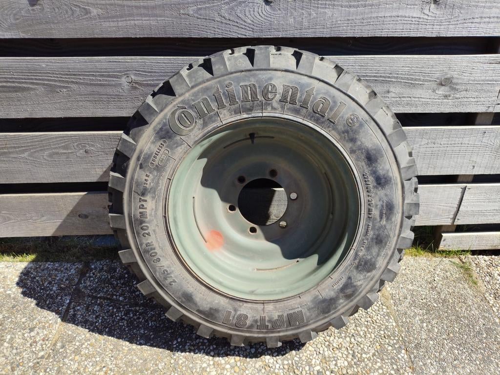 Continental MPT 81 met velg, Ophalen