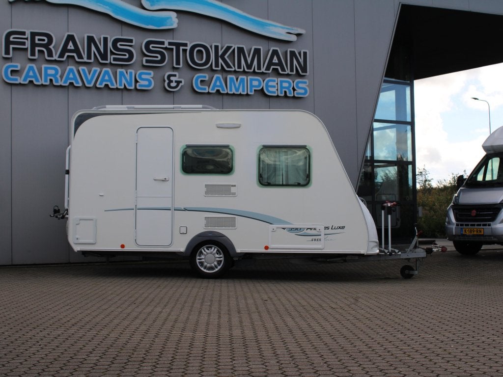 Caravelair Free Line 390 Mover Voortent Boiler, Caravans en Kamperen, Bedrijf, Treinzit, 750 - 1000 kg, Schokbreker