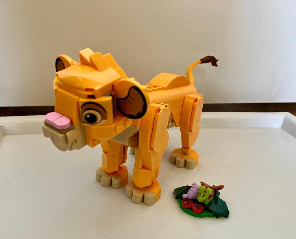 Lego Disney: 43243 Simba - Compleet, Gebruikt, Lego, Ophalen of Verzenden, Compleet