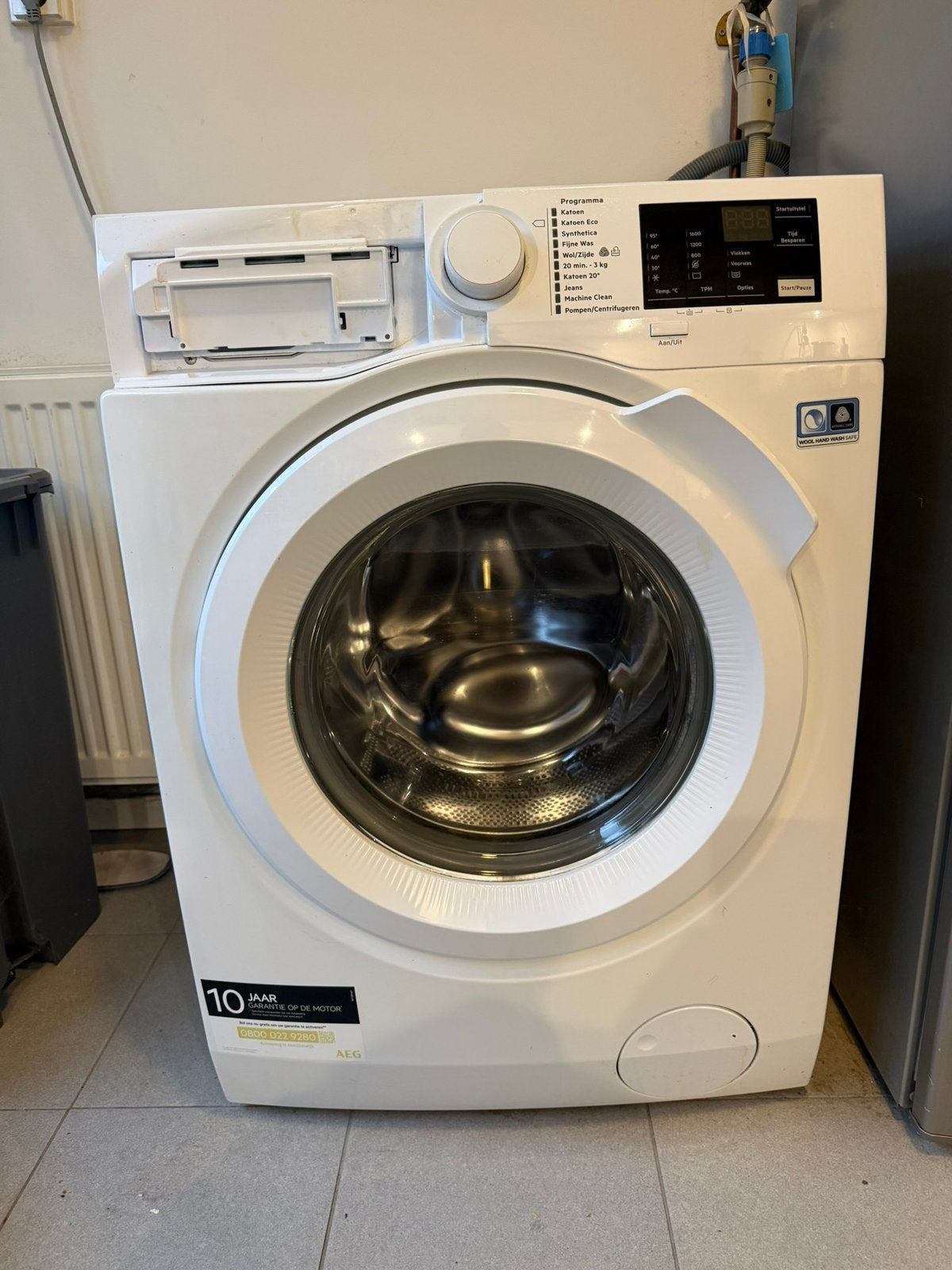 AEG L6FBN5761 wasmachine – 7 kg – 1600 toeren, 6 tot 8 kg, Ophalen of Verzenden, Gebruikt, 1600 toeren of meer