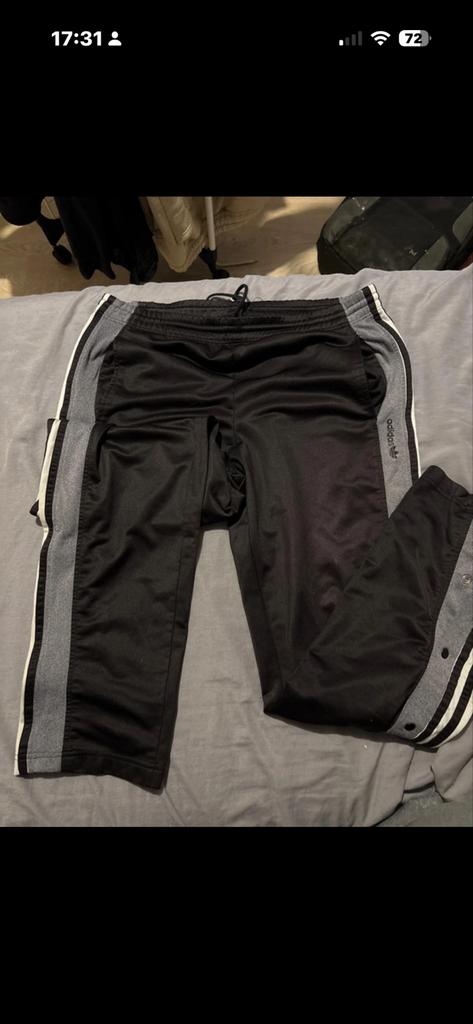 Adidas trainingsbroek met drukknopen, Ophalen of Verzenden, Maat 52/54 (L), Zwart