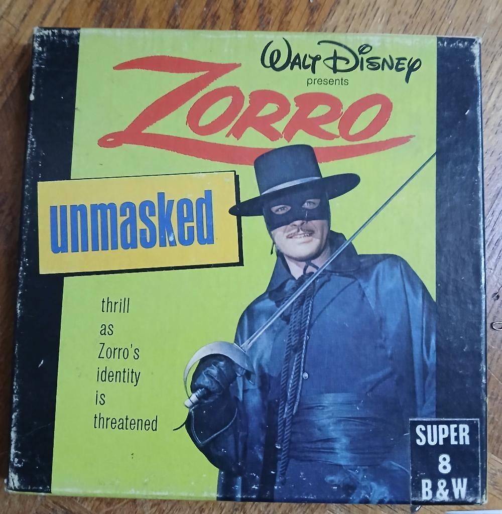 Walt Disney ZORRO 8 mm film (bdT-3z), Ophalen