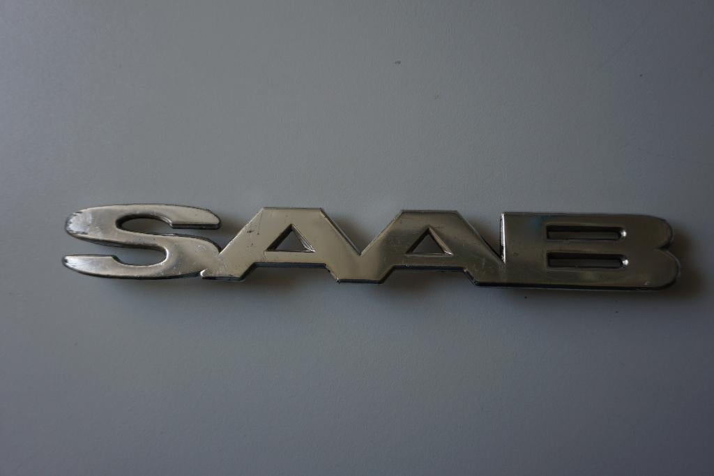 Saab embleem, Ophalen of Verzenden, Gebruikt, Saab, Bumper