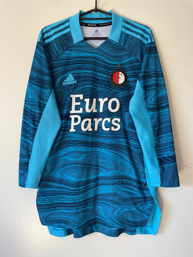 Feyenoord Adidas Voetbalshirt Blauw Maat S Longsleeve, Kleding | Heren, Blauw, Ophalen of Verzenden, Zo goed als nieuw, Adidas