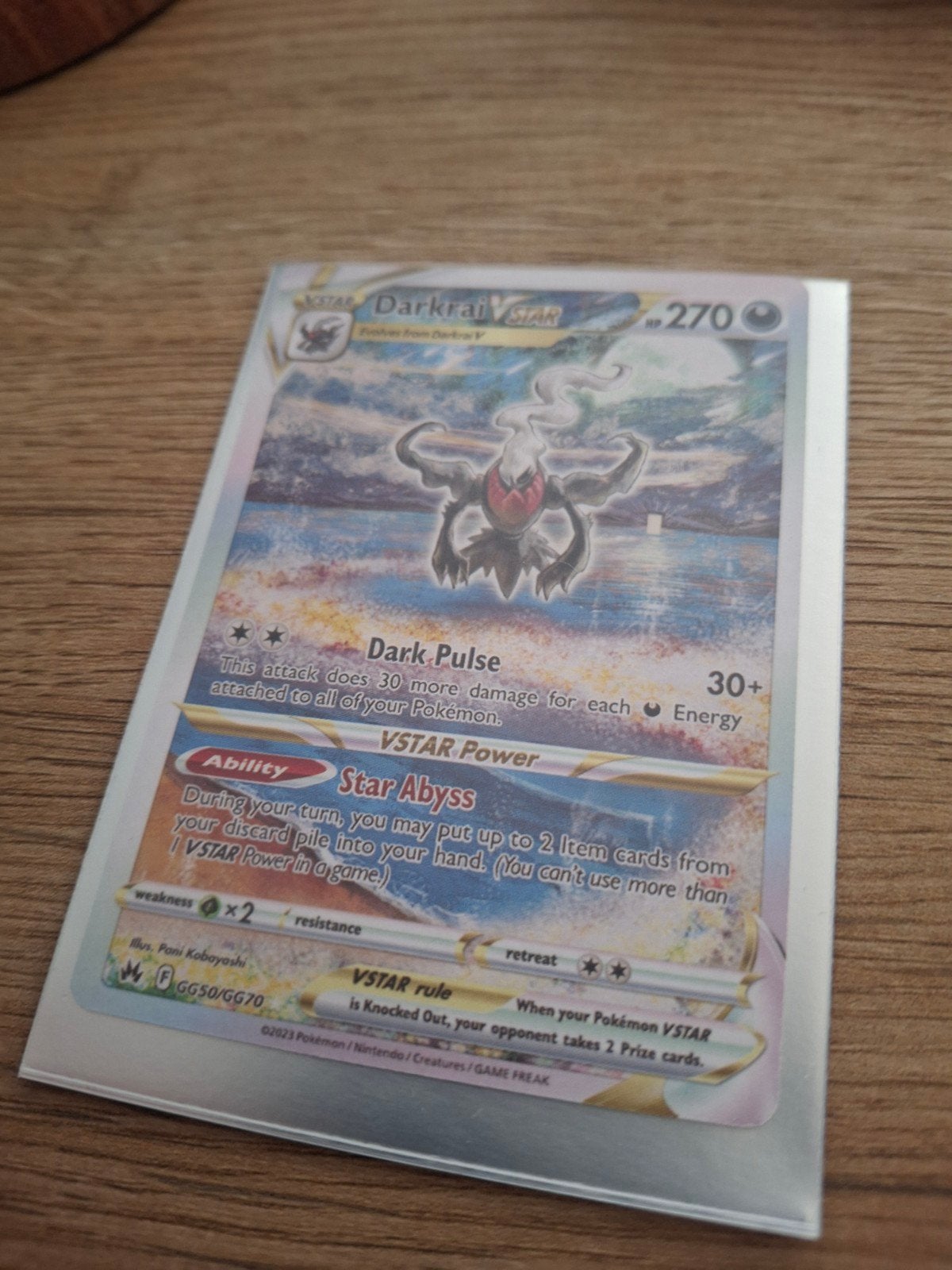 darkrai vstar gg50/gg70, Ophalen, Zo goed als nieuw