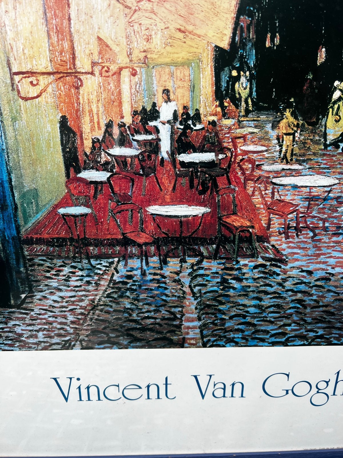 Vincent van Gogh - Caféterras bij nacht - Ingelijste print, Ophalen, Gebruikt, Print, Oorspronkelijke maker