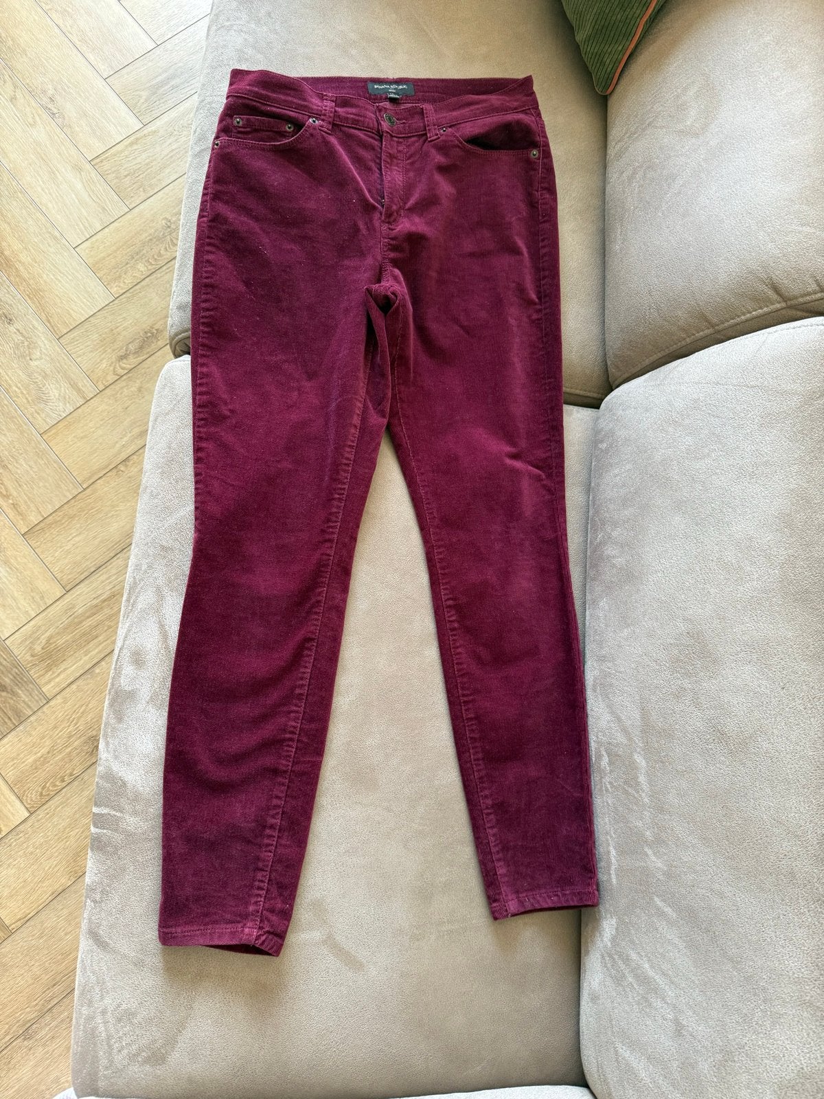 Banana Republic Skinny Corduroy Broek - Maat 36 (S), Ophalen, Zo goed als nieuw, Maat 36 (S), Lang