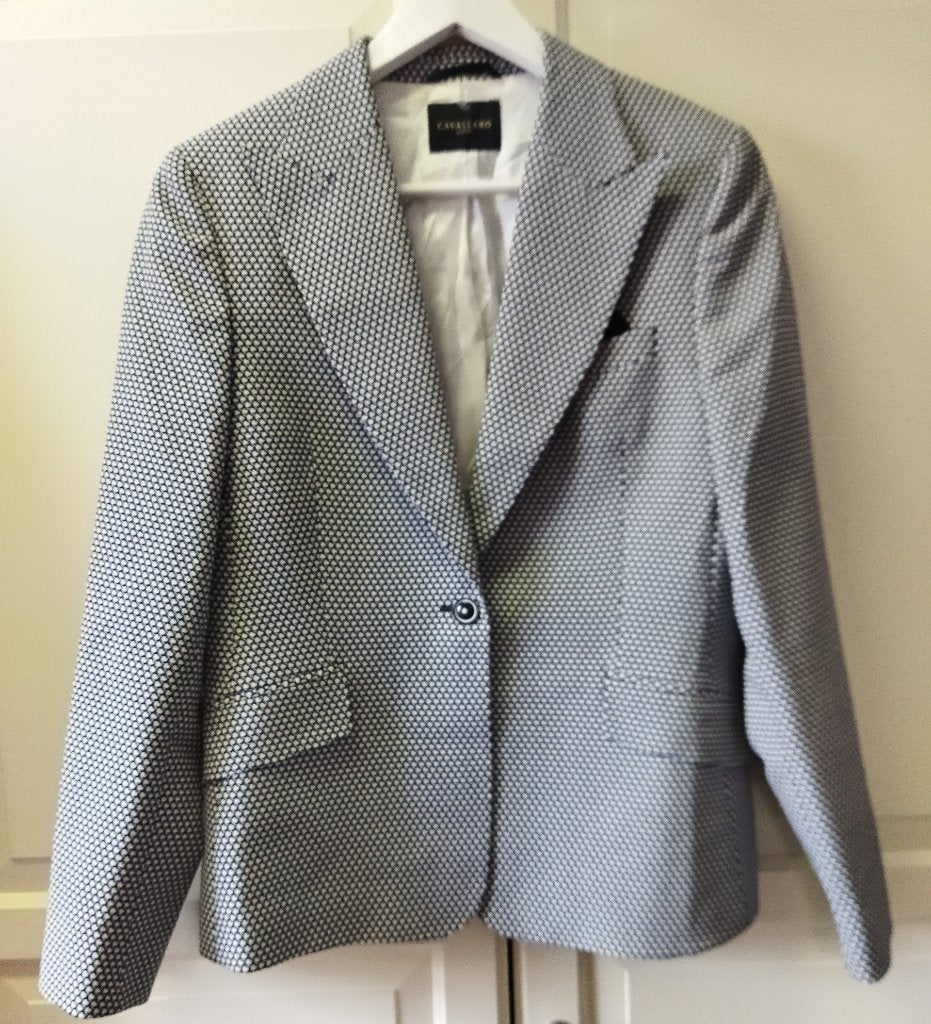 Cavallaro Napoli Blazer Nieuw Grijs Maat S, Cavallaro Napoli, Nieuw, Ophalen of Verzenden, Jasje