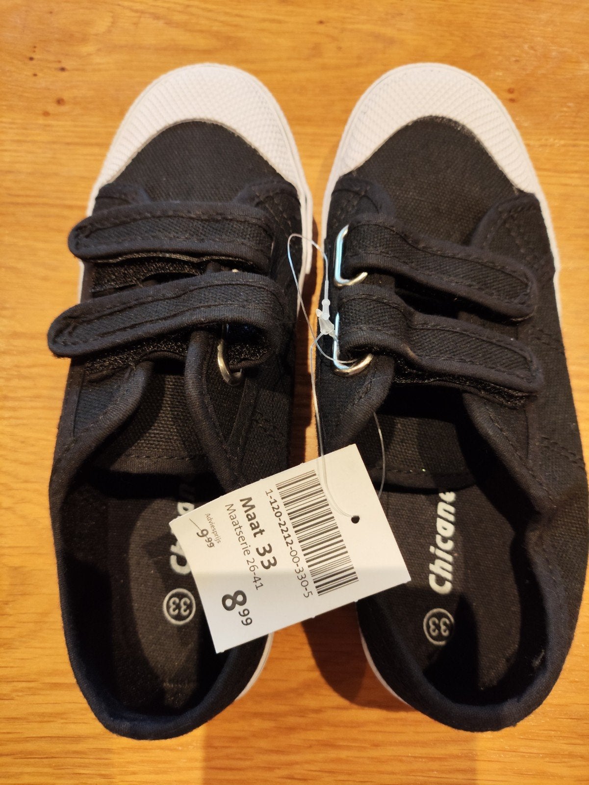 Nieuwe gymschoenen met witte zool kleur zwart, Ophalen, Nieuw, Jongen of Meisje, Sportschoenen