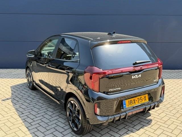 Kia Picanto 1.0 DPI GT-Line Automaat | Climate Control| Schu, Euro 6, 4 stoelen, Zwart, Origineel Nederlands