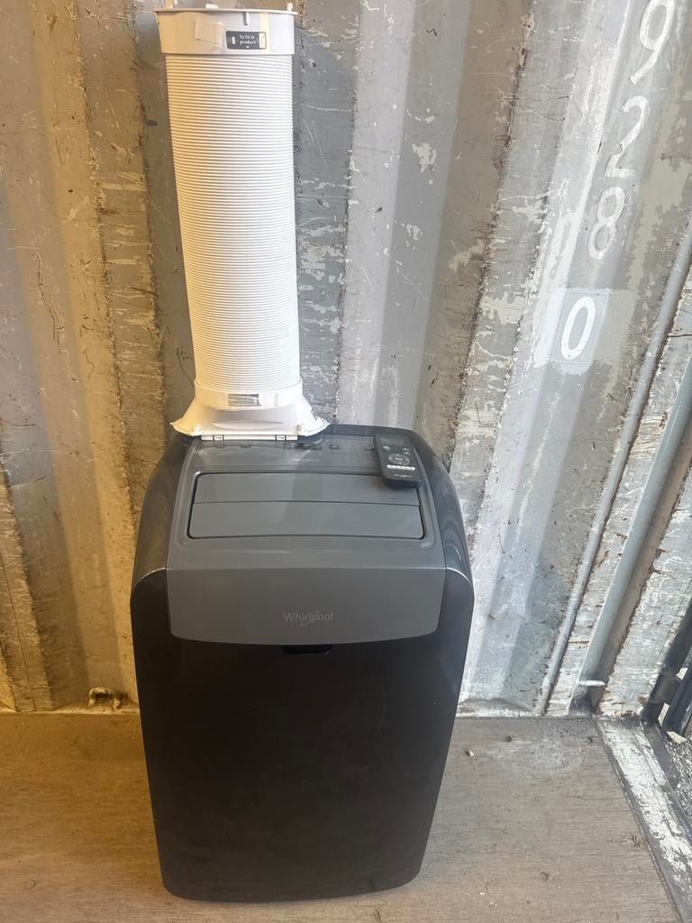 Whirlpool PACB29CO Mobiele Airco Antraciet met Afstandsbedie, Ophalen, Gebruikt, Minder dan 60 m³, 3 snelheden of meer